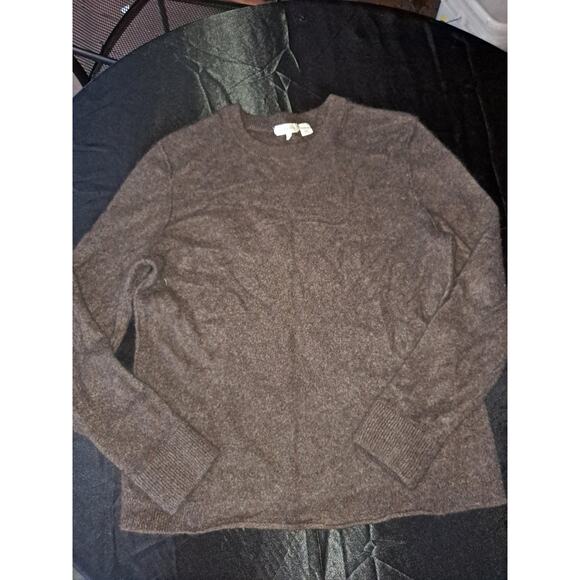 Inhabit 100% Cashmere Cardigan Sweater Jumper Tan Soft Lightweight M Women's - Picture 1 of 3